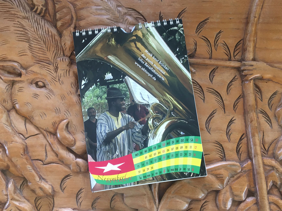 Das November-Blatt des Togo-Kalenders von 2006