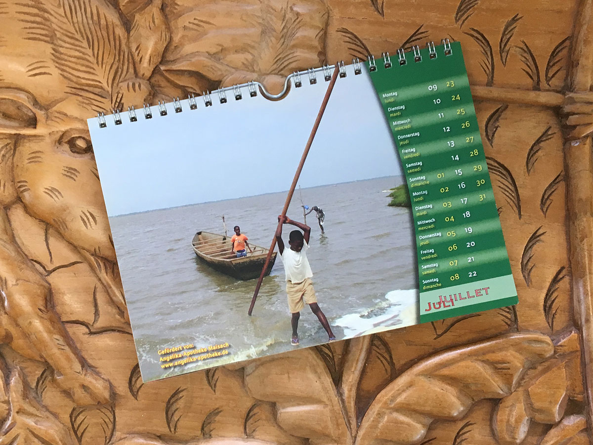 Das Juli-Blatt des Togo-Kalenders von 2007