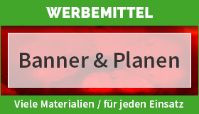 Banner und Planen gestalten und drucken lassen