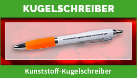Kunststoff Kugelschreiber gestalten und drucken lassen