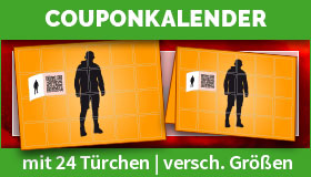 Couponkalender gestalten und drucken lassen