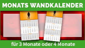 Monatswandplaner gestalten und drucken lassen