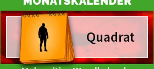 Quadratische Monatskalender drucken lassen