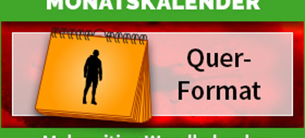 Monatskalender, Fotokalender im Querformat drucken lassen