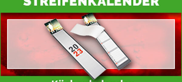 Streifenkalender, Küchenkalender drucken lassen