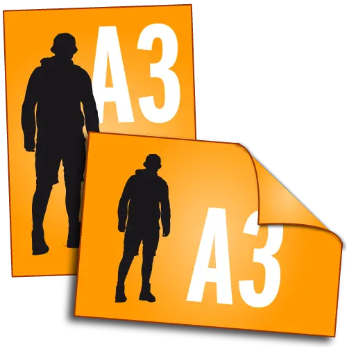 Ungefalzte DIN-A3-Flyer drucken lassen