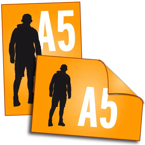 Ungefalzte DIN-A5-Flyer drucken lassen